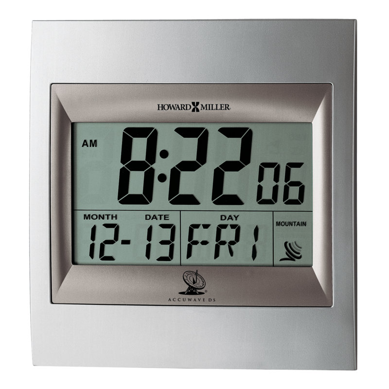Howard Miller Modern and Contemporary Digital Atomic Alarm Tabletop